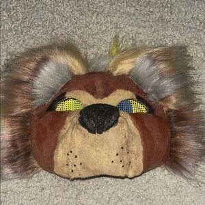 Brown bear therian/furry mask